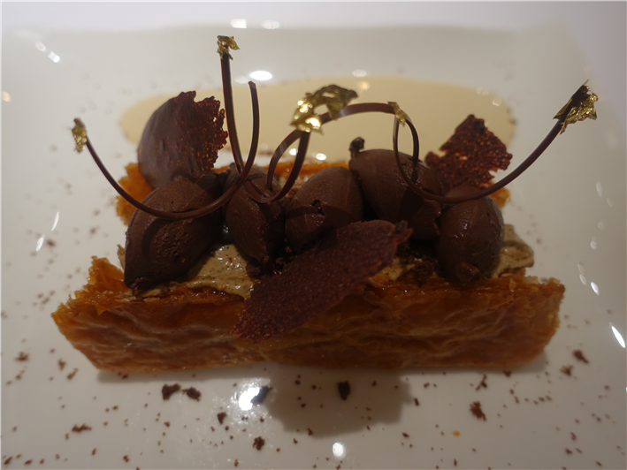 chocolate millefeuille